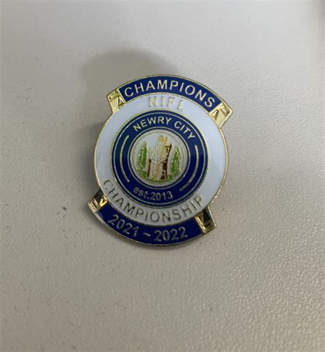 Limited Edition Championship Winners 2122 Pin Badge Ncafc Official