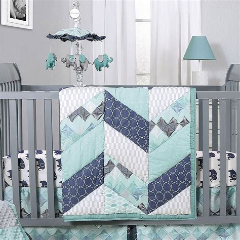 314 results for baby boy crib bedding. Free 2-day shipping. Buy Mosaic Elephant and Geometric 5 ...