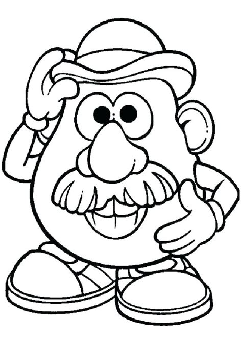 A good guess for many people might be mr. Mr Potato Head Printable Coloring Pages at GetDrawings | Free download