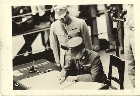 Bendav Postcards Japanese Instrument Of Surrender Signed By Chinese