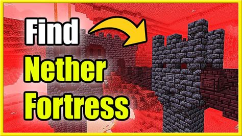 How To Find Nether Fortress In Minecraft All Versions Youtube