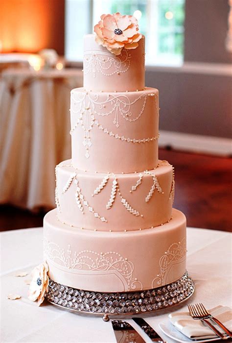 28 Inspirational Pink Wedding Cake Ideas Blog