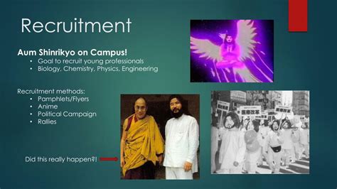 Ppt Aum Shinrikyo Support Finance Recruitment Powerpoint