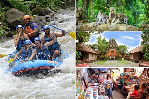 Bali White Water Rafting And Ubud Village Tour Triphobo