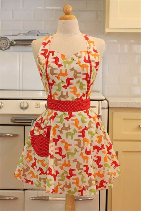 An Apron On A Mannequin In A Kitchen