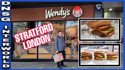 Wendys Stratford London London Burger Youtube
