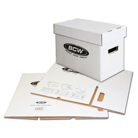 We had a bunch of ideas for alternatives to the traditional short box come up in the answers to a reader question, but. Lot of 3 BCW Short Cardboard Comic Book Storage Boxes box ...
