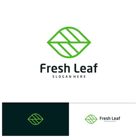 Premium Vector Leaf Logo Vector Template Creative Leaf Logo Design