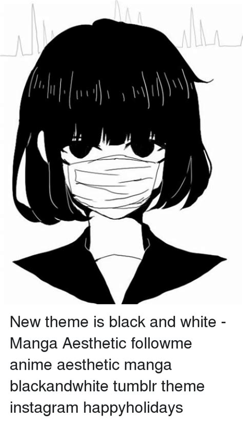 New Theme Is Black And White Manga Aesthetic Followme