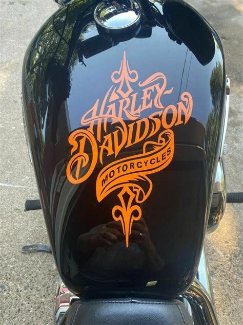 Oem Harley Davidson Motorcycle Gas Tank Decal Sticker Pc New Custom