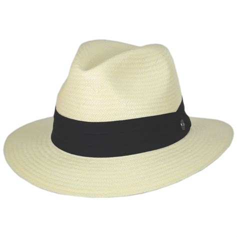 The three elements of this mission are clear: Jaxon Hats Toyo Straw Safari Fedora Hat - Black Band All ...