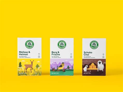 New Tea Series Packaging Design For Pioneers Of Organic Movement