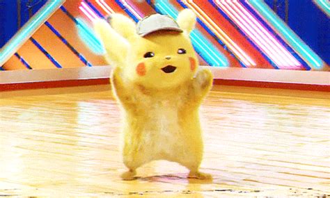 Captainpoe Detective Pikachu Dancing Viralpics Pikachu Wallpaper