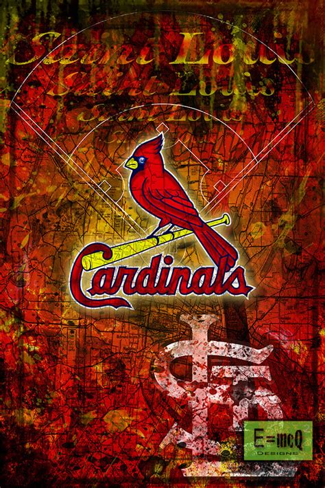 St Louis Cardinals Poster Saint Louis Cardinals Artwork T Cardin