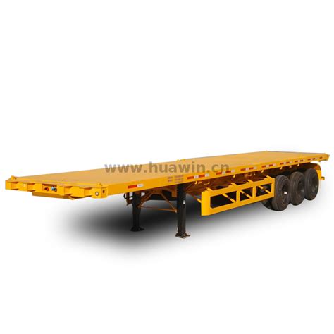 Sinotruk 3 Axles 40ft Flatbed Semi Trailer With Jost King Pin Buy