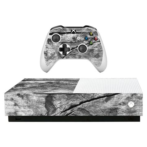 Wood Skin For Microsoft Xbox One S All Digital Edition Protective