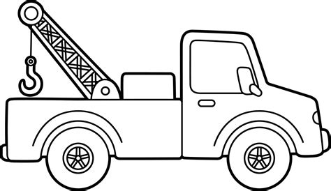 Coloring Pictures Of Tow Trucks