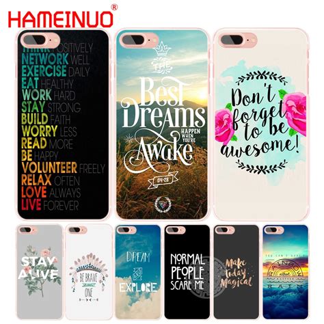 We did not find results for: HAMEINUO inspirational Motivational quotes cell phone Cover case for iphone 6 4 4s 5 5s SE 5c 6s ...