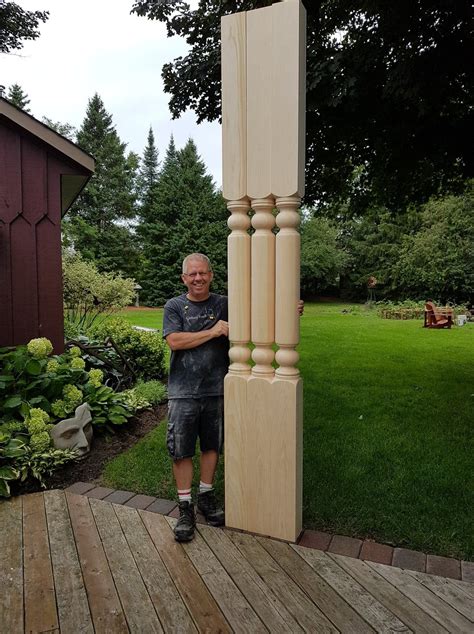 These 10 Tall Porch Posts Are Our Legacy Pattern In 2021 Porch