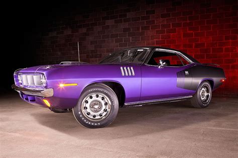 1971 Plymouth Hemi Barracuda Classic Purple Muscle Mopar Hd Wallpaper Peakpx