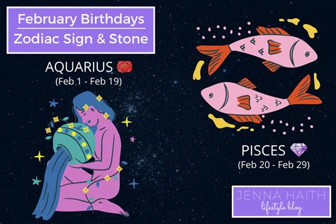 February Birthdays Zodiac Sign And Stone Jenna Haith Lifestyle