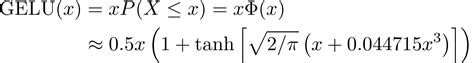 GELU activation. A new activation function called GELU… | by SG | Medium