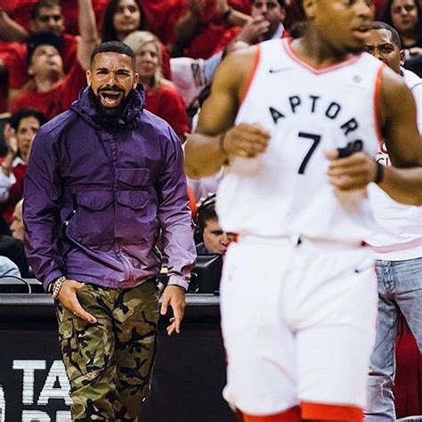 drake on instagram “pics and vids of drake and chubbs at last nights raptors vs bucks game in