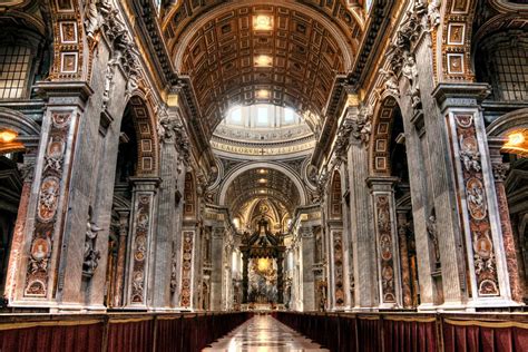 St Peters Basilica Hdr Iglesia Catedral Ciudad Del Vaticano