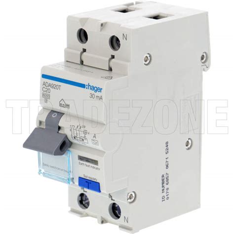 Ada T Hager A Class Miniature Circuit Breaker Residual Current Device Mcb Rcd Rcbo