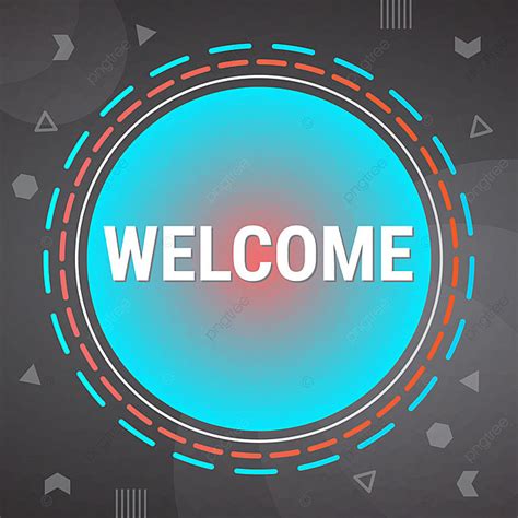 Welcome Greetings Card Template Template Download On Pngtree