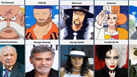 30 One Piece Characters Who Are Seemingly Based On Real People Youtube