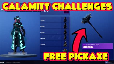 How To Unlock New Calamity Skin Edit Styles And Pickaxe In Fortnite Season 6 Youtube