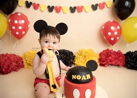 Mickey Mouse Birthday Smash Cake Birthday Messages
