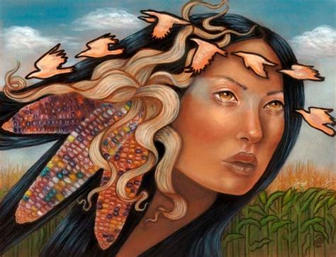 Selu Cherokee Native American Corn Goddess 8x10 Fine Art Print Etsy