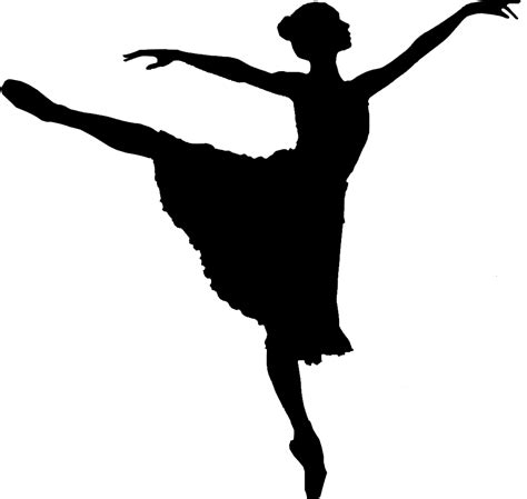 Silueta De Bailarina De Ballet Descargar Gratis Png Png Play