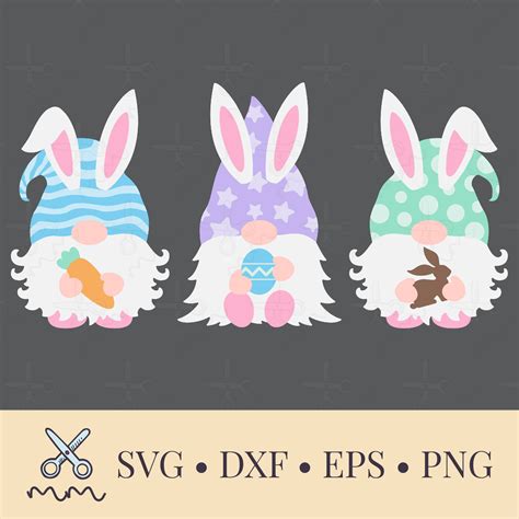 Easter Bunny Gnomes SVG – The Modish Maker