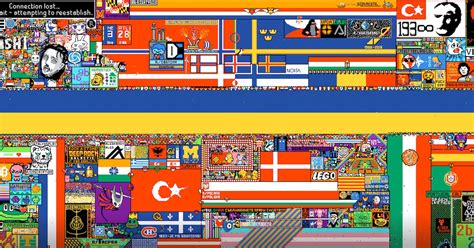 Reddits Rplace Art Experiment Has Already Devolved Into Beautiful Chaos