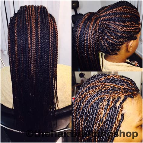 Loosely based on the popular box braid hairstyle, senegalese twists offer the same amount of. Braids... Senegalese twists with colors | Twist braid ...