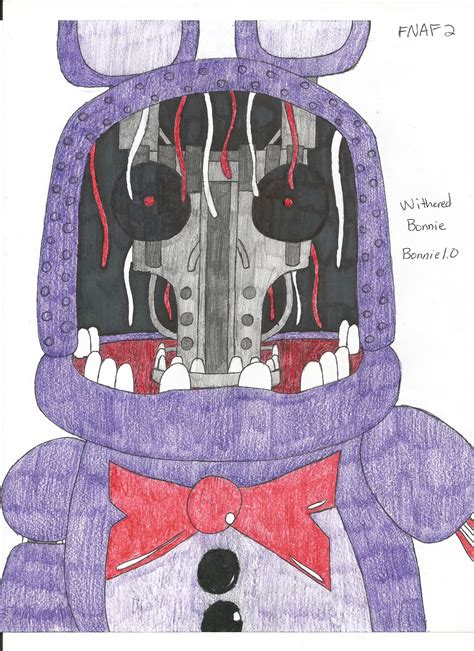 37 Fnaf Coloring Pages Withered Bonnie Info