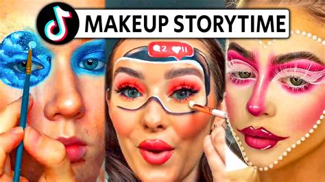 Makeup Story Time Tiktok Compilation Youtube