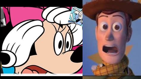 Woody And Minnie Mouse Screaming Youtube