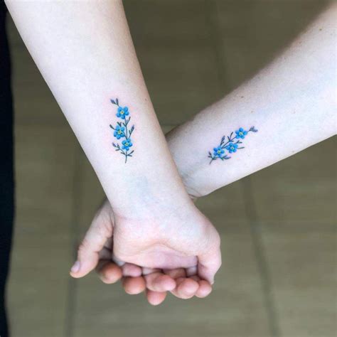 Top 61 Best Forget Me Not Tattoo Ideas [2021 Information Guide] Small Flower Tattoos For Women