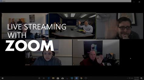 Zoom Live Streaming Youtube