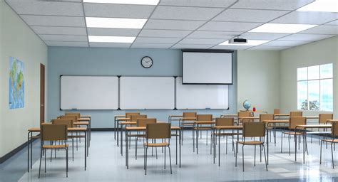 school classroom interior 3d model 3d model 99 max obj fbx free3d