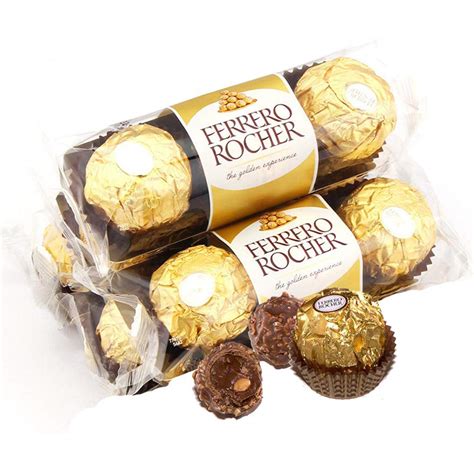 Ferrero Rocher Chocolate Pralines Treat Pack Pieces Pack Pouch