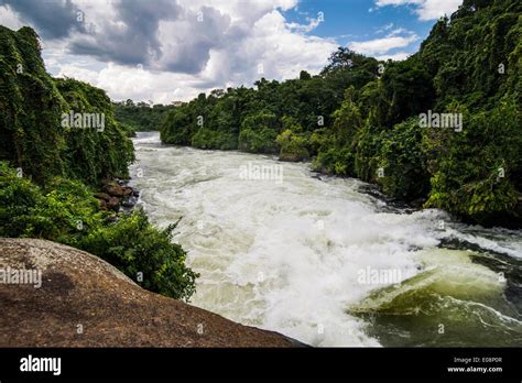 Nile Falls Near Jinja Uganda East Africa Africa Stock Photo Alamy