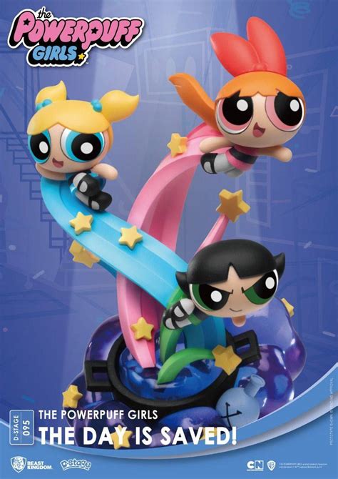 powerpuff girls ds 095 the day is saved d stage statue comichub