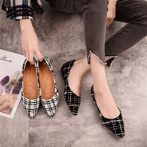 Eiswelt New Arrival Patent Leather Flat Women Ballet Flats Shoes Women