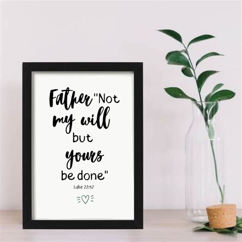 Inspirational Frame Bible Verse Wall Art Designs Created Etsy