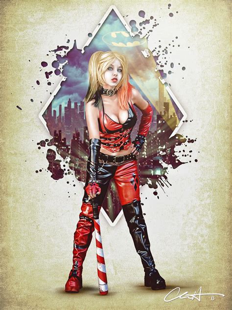 Harley Quinn Pin Up Art